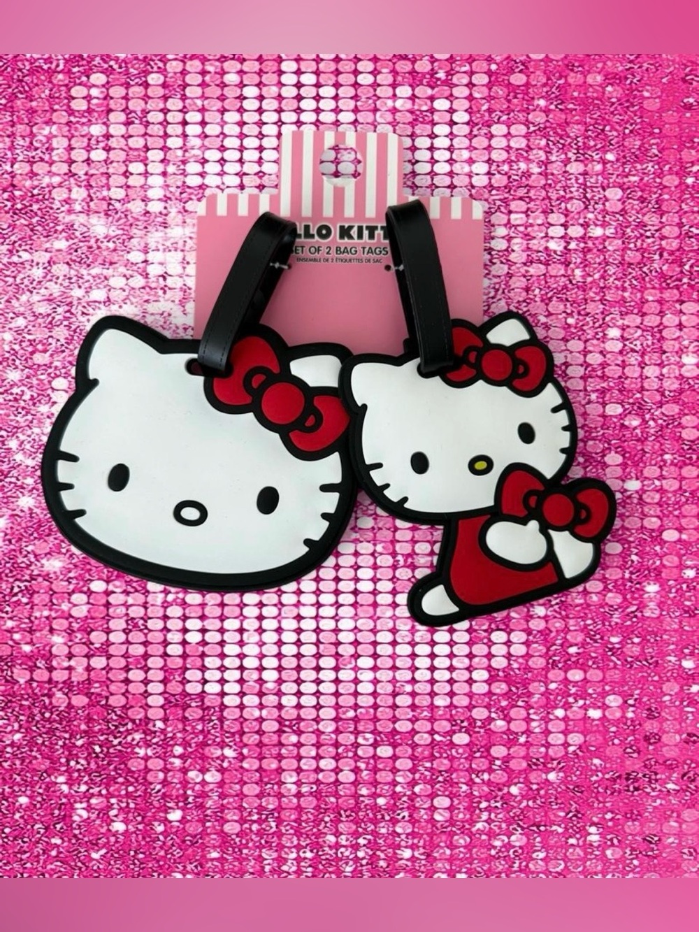 Hello Kitty luggage tags set of 2
Brand new with tags #hellokitty #travel